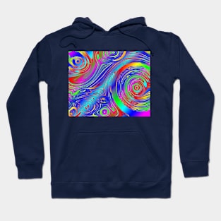 Rainbow abstract Hoodie